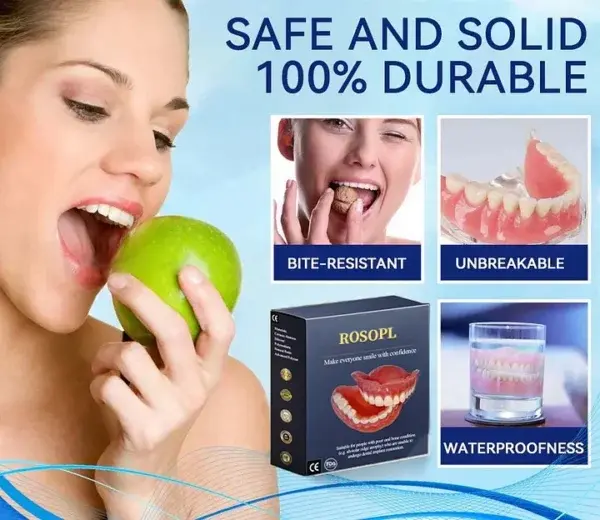Adsorptive denture
