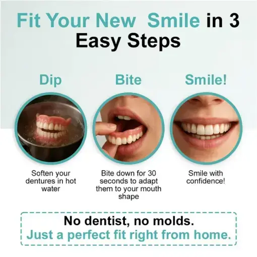Advanced Customized Full Denture Set