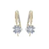 Four-Leaf Clover Lymphvity Magne Therapy Germanium Earrings