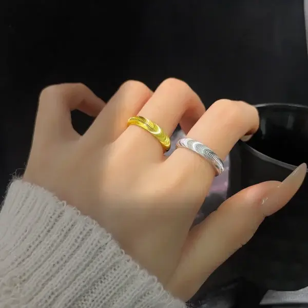 Lymphatic magnetic therapy cats eye ring