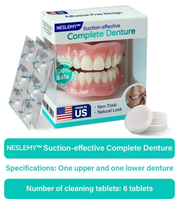 Suction-fit Complete Denture