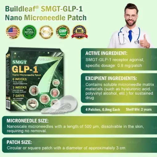 SMGT Nano Microneedle Patch with Collagen Peptides &Matrixyl 3000 - Image 14