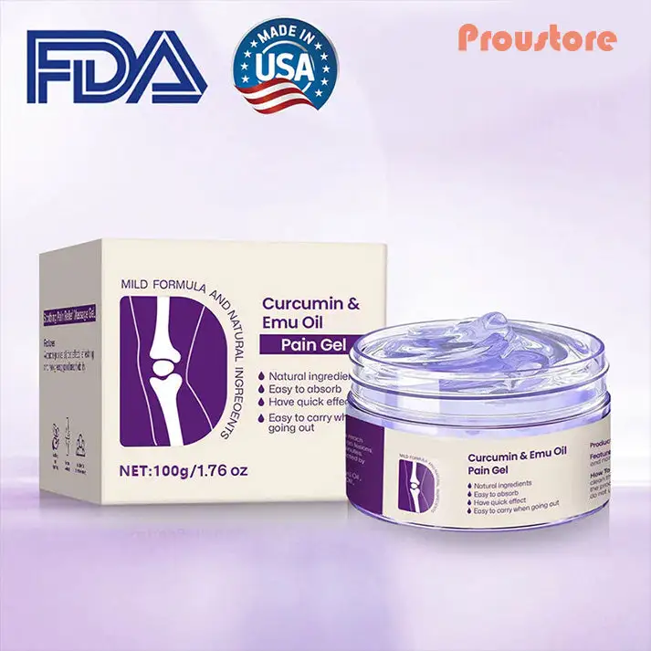 Curcumin & Emu Oil Pain Gel – 🏥Backed by US Osteopathic Experts