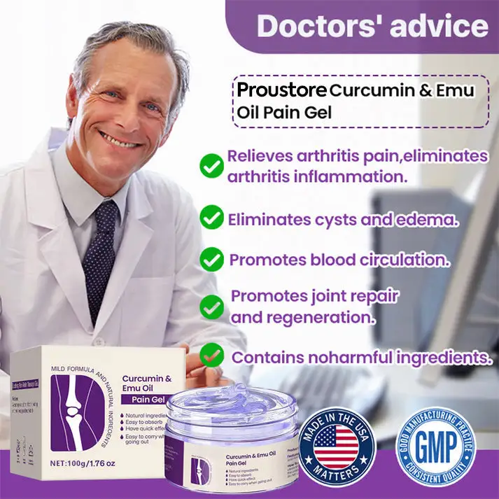 Curcumin & Emu Oil Pain Gel – 🏥Backed by US Osteopathic Experts - Image 2