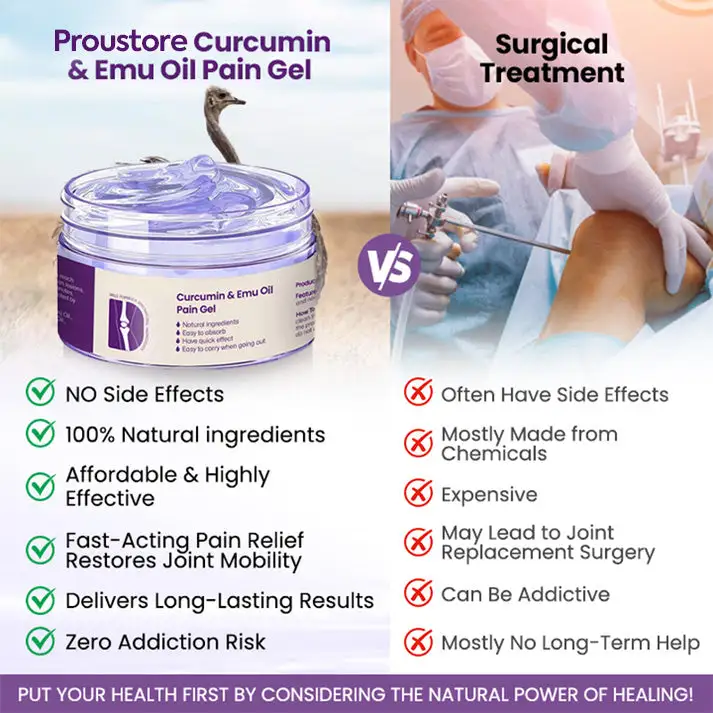 Curcumin & Emu Oil Pain Gel – 🏥Backed by US Osteopathic Experts - Image 7