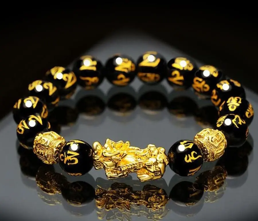 DIYSTAR Pi Xiu Obsidian Bracelet – Unlock Wealth & Attract Good Fortune