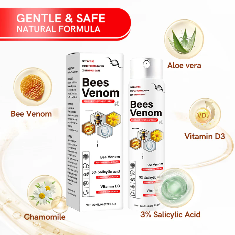 Multi-Symptom Bee Venom Psoriasis Treatment Spray - Image 2