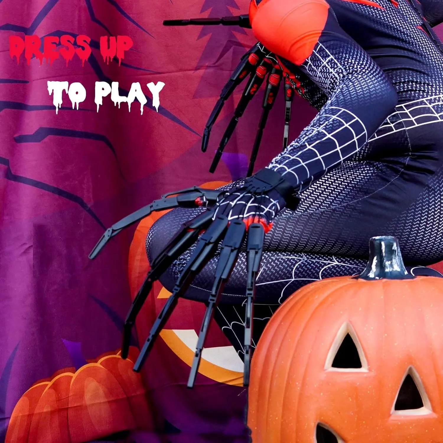 Halloween Articulated Fingers Fits All Finger Sizes - Image 4