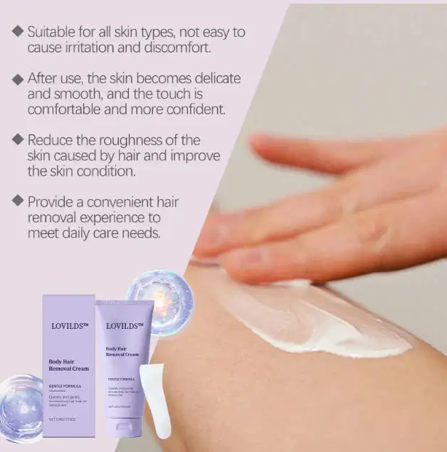 LOVILDS Body Hair Removal Cream - Image 5