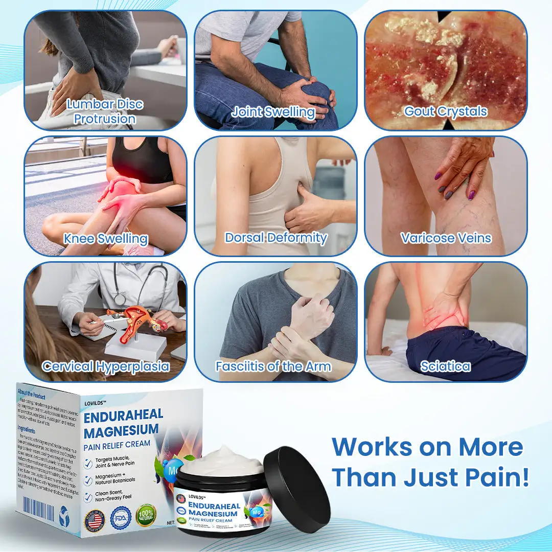 EnduraHeal Magnesium Pain Relief Cream - Image 6