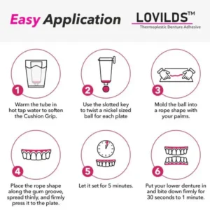 Alternative view of Thermoplastic Denture Adhesive