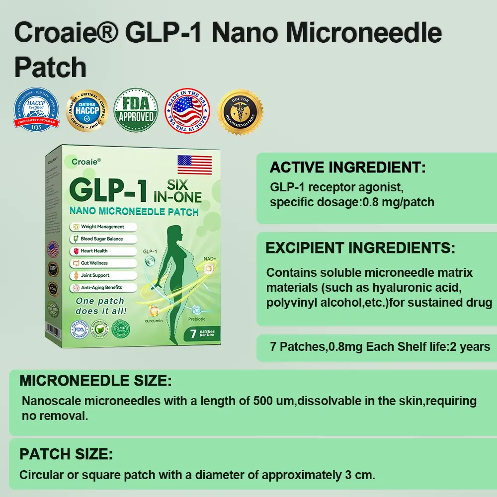 SIX IN-ONE NIDDK-Tirzepatide Health NANO MICRONEEDLE PATCH - Image 3