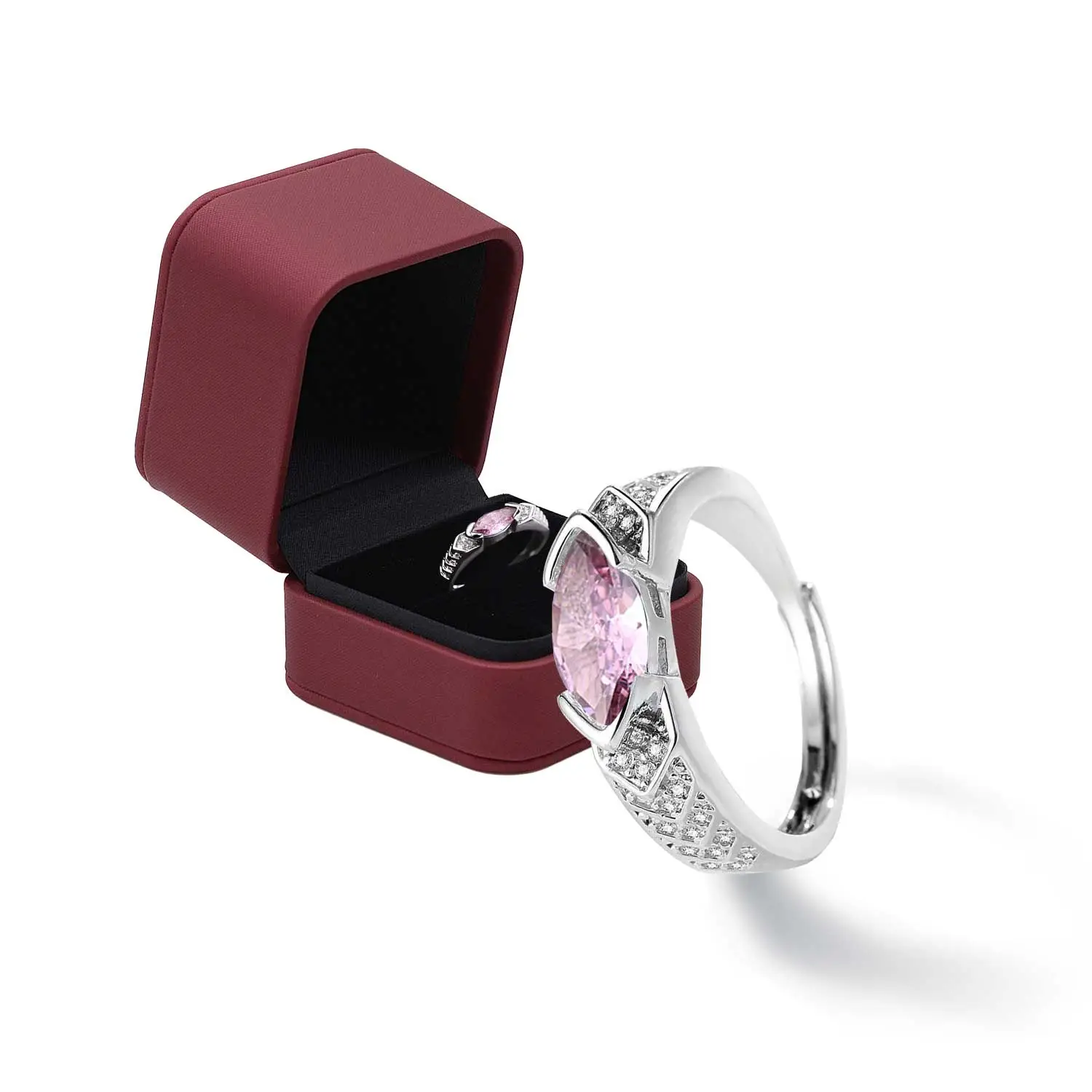 DIYSTAR Magnetology Moissanite Diamond Ring - Image 23