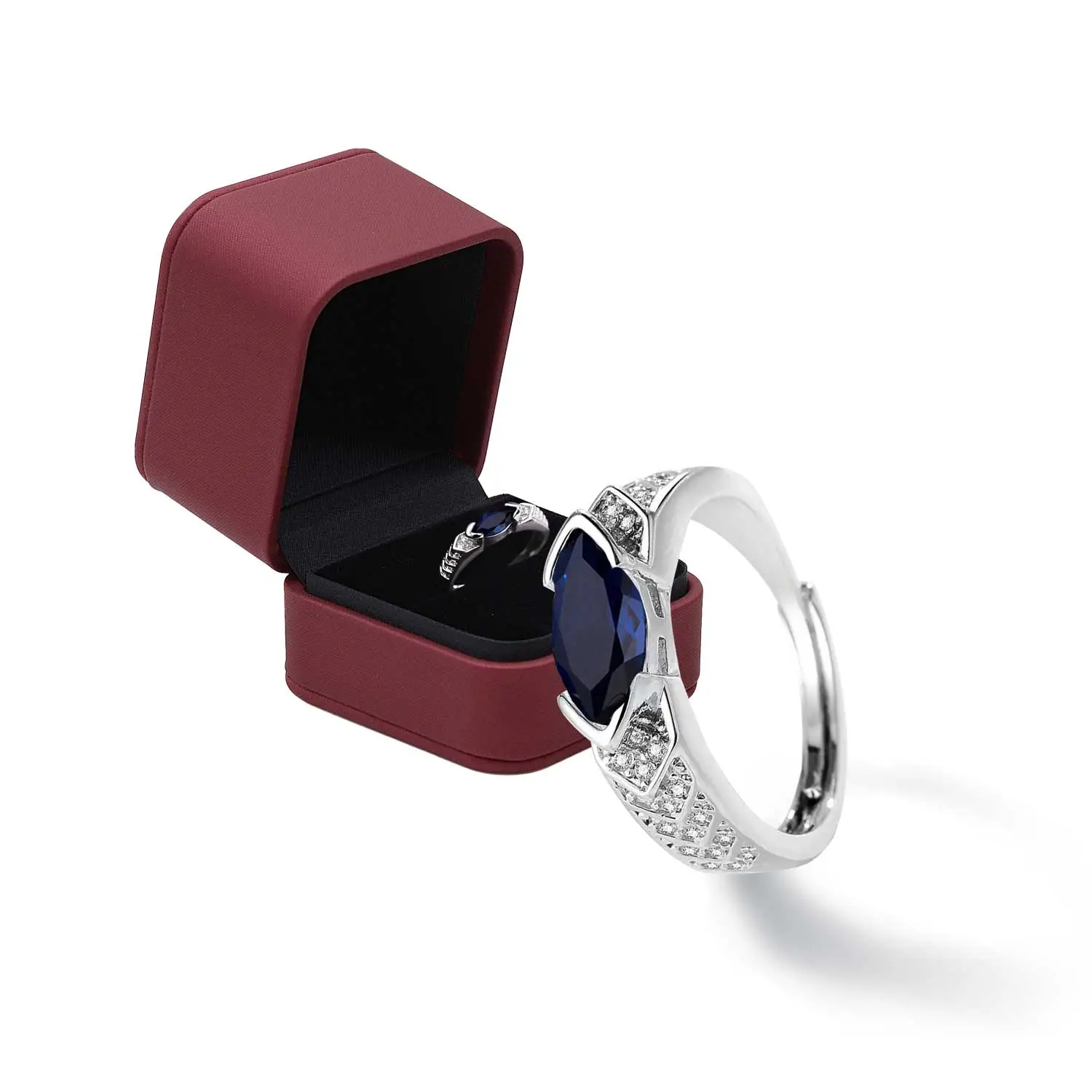 DIYSTAR Magnetology Moissanite Diamond Ring - Image 24