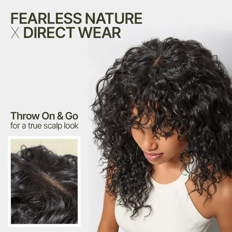 LOVILDS Effortless Shaggy Waves Big Hair Curly Hair Wig - Image 3