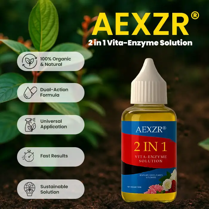 2 in 1 Vita-Enzyme Solution Internally Repairs & Nourishes for Vibrant Leaves - Image 6