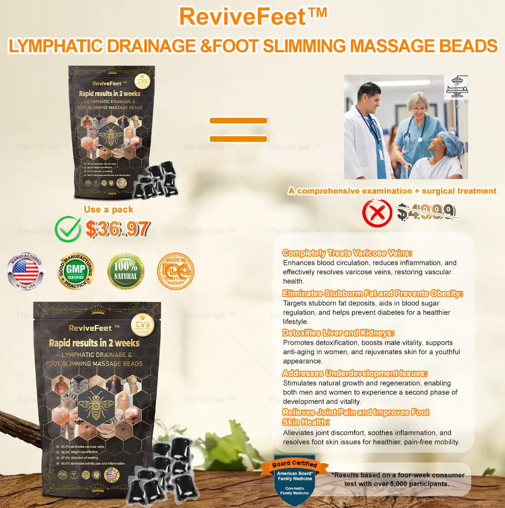 Bee Venom Lymphatic Drainage & Slimming Foot SoakBeads - Image 2