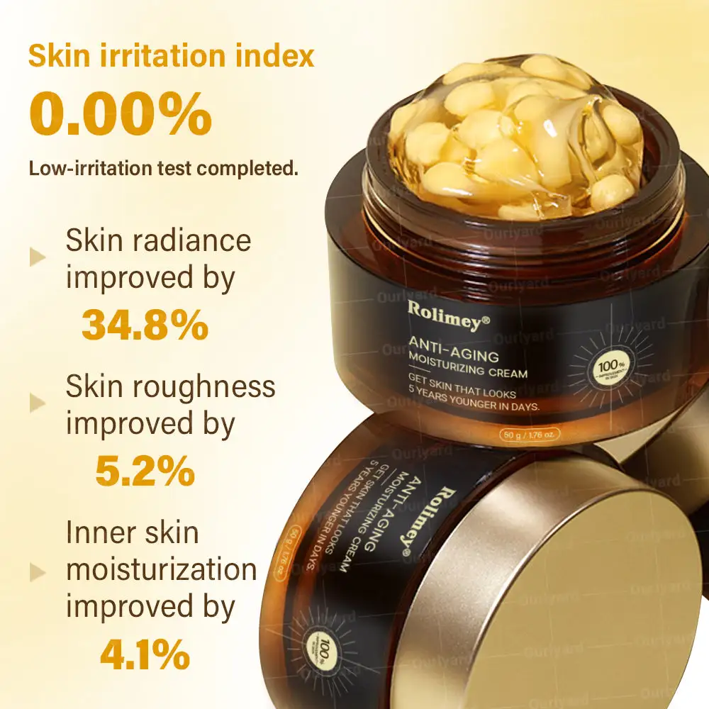 Anti-Aging Moisturizing Cream with Hyaluronic Acid - Retinol & Collagen - Image 2