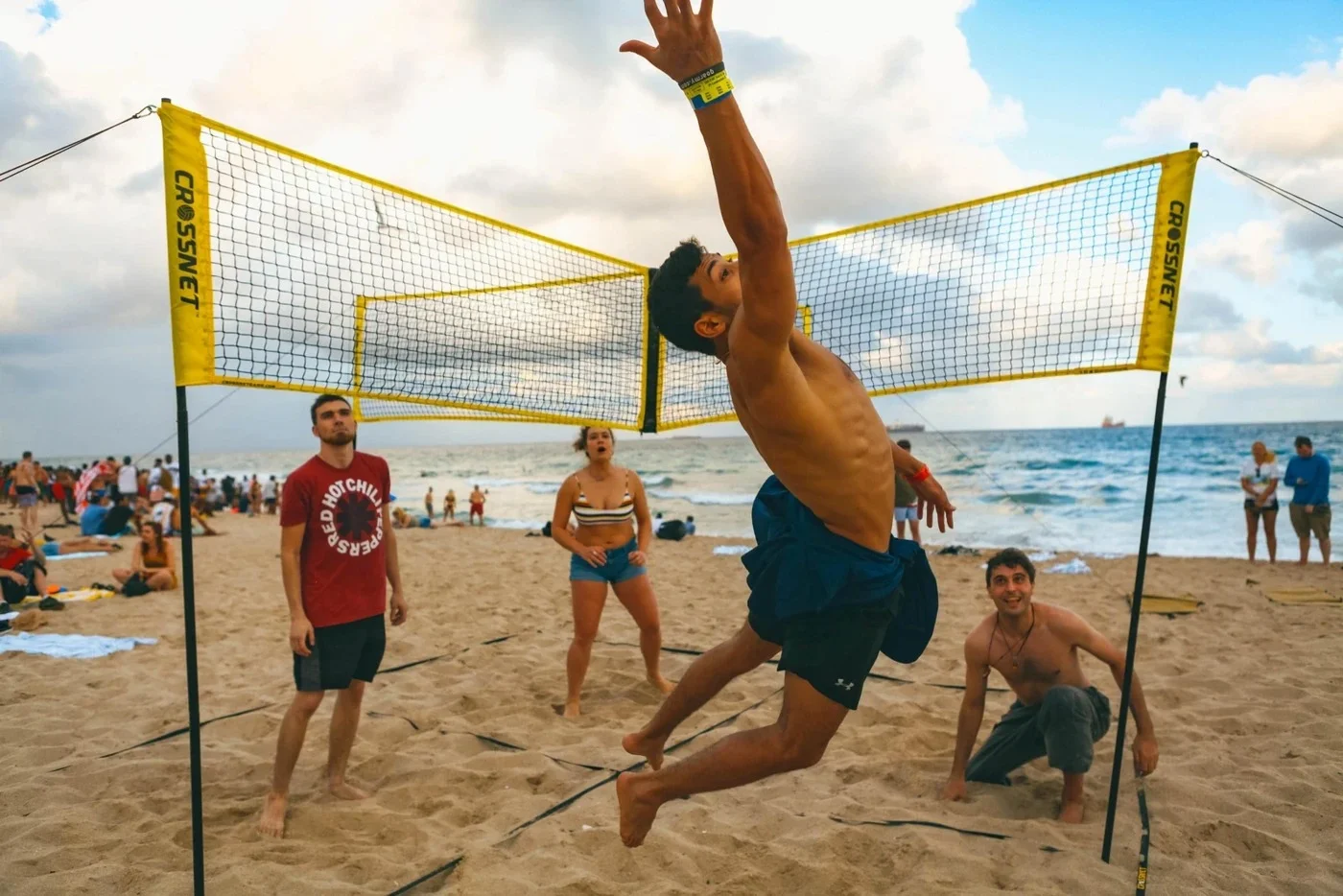 (🔥Summer Hot Sale - 50% OFF) Cross Volleyball Net, Set Up Within Minutes In Sand, Grass, Or Indoors - Image 2