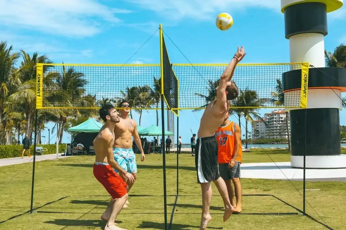 (🔥Summer Hot Sale - 50% OFF) Cross Volleyball Net, Set Up Within Minutes In Sand, Grass, Or Indoors - Image 5