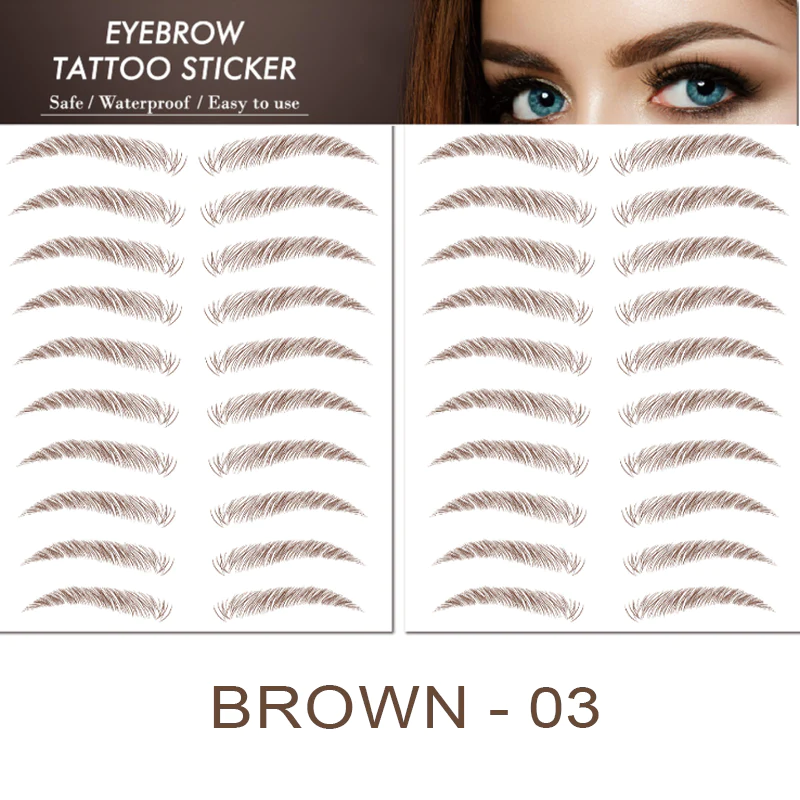 4D Hair-Like EyeBrows Waterproof Tattoo - Image 12