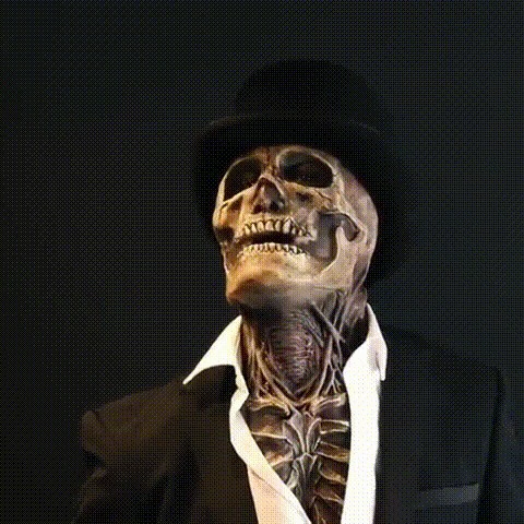 The latest skeleton biochemical mask for 2021-Creative GIF Introduction - Image 4