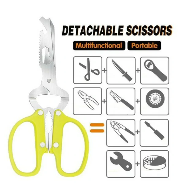 (Easter Promotion- 50% OFF) Multifunctional Portable Detachable Scissors