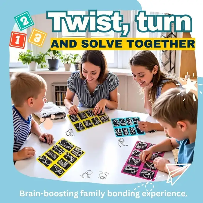 3D Metal Challenge Puzzle Toy - Image 6