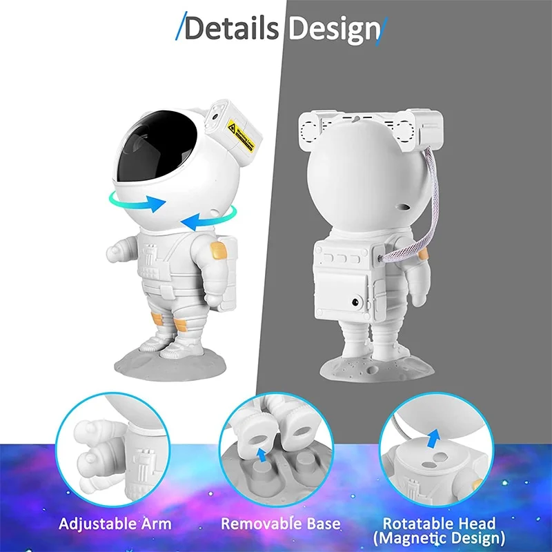 Astronaut Star Galaxy Projector Light - Image 4