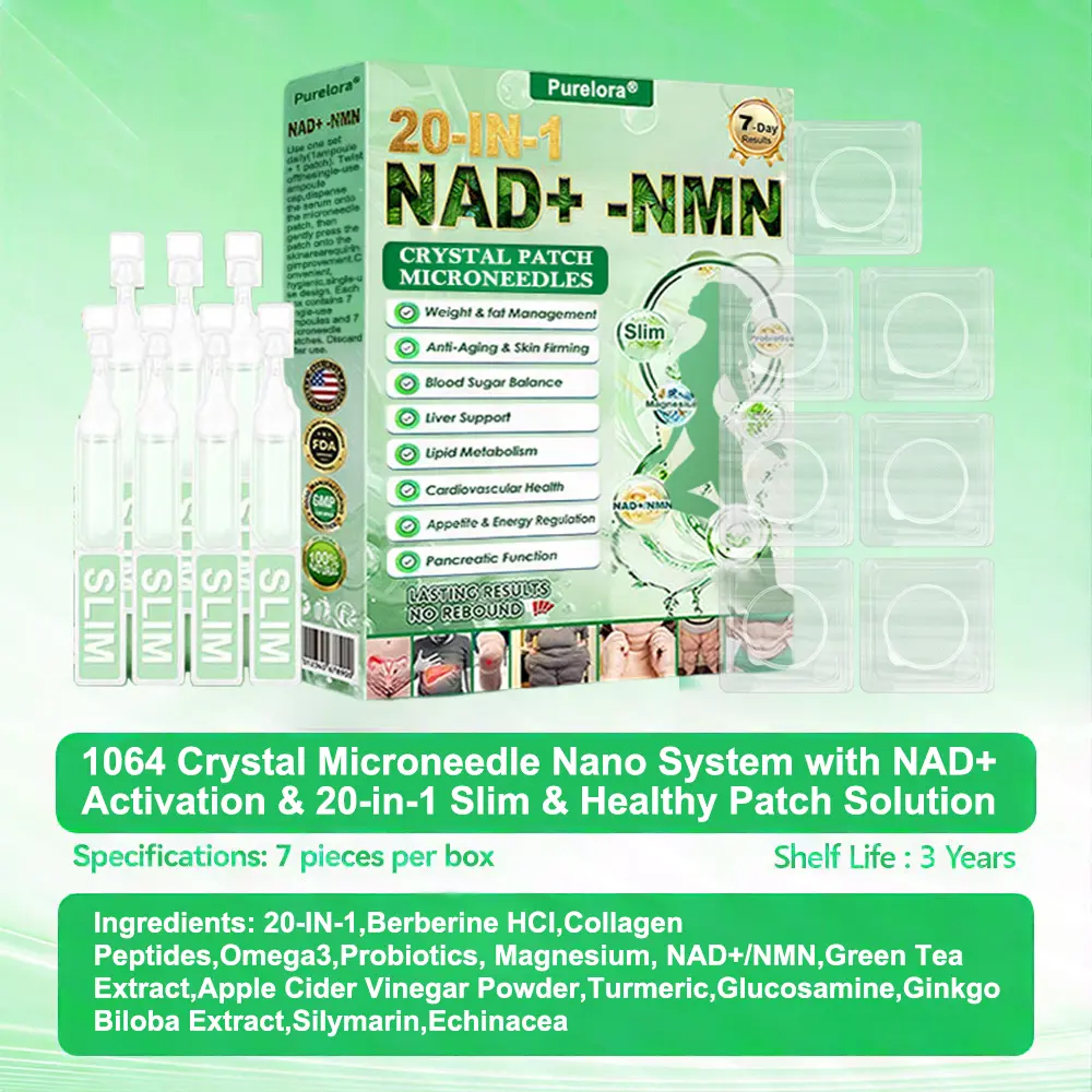 Crystal Microneedle Nano System with NAD⁺ Activation & 20-in-1 Slim & Healthy Pacth Solution - Image 10