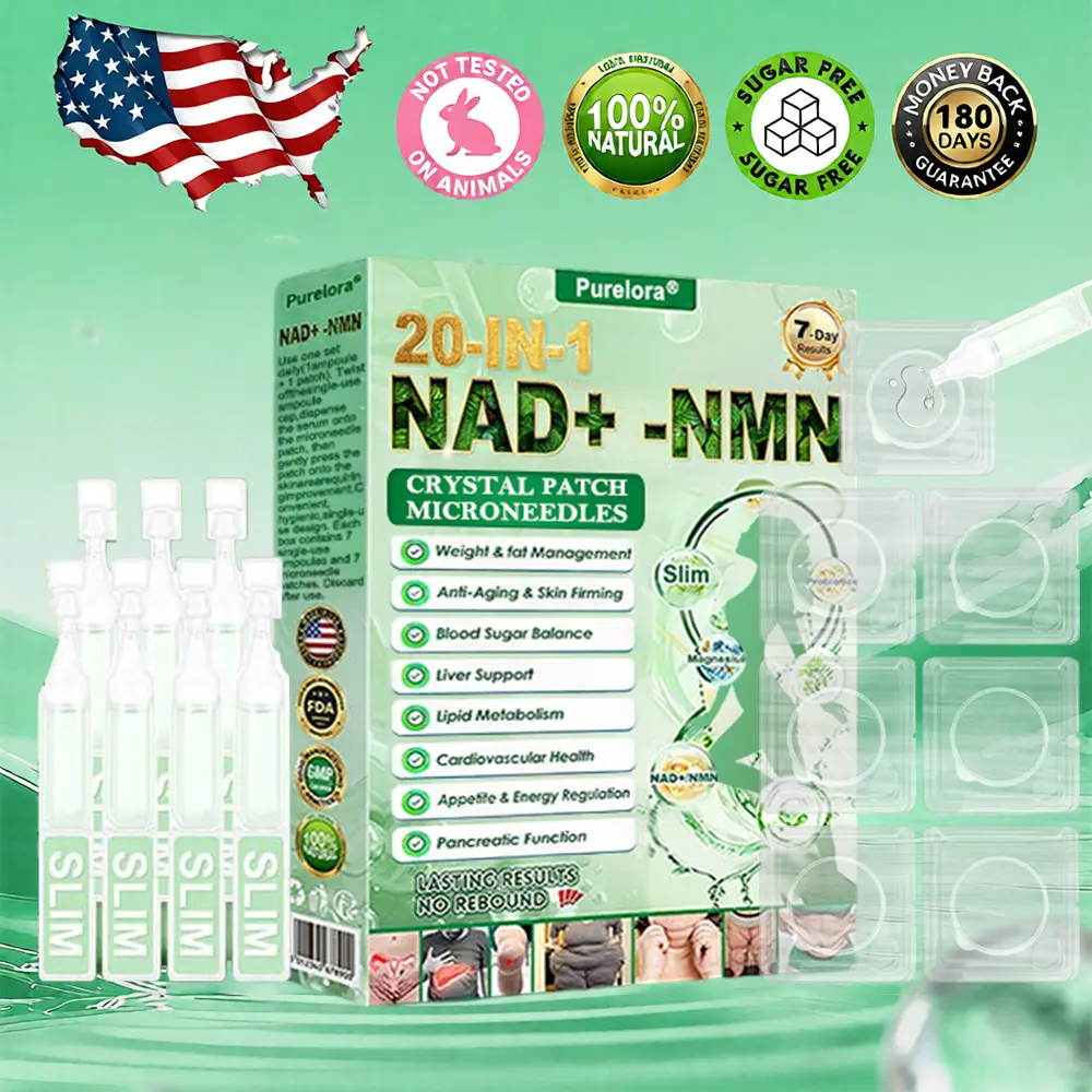 Crystal Microneedle Nano System with NAD⁺ Activation & 20-in-1 Slim & Healthy Pacth Solution