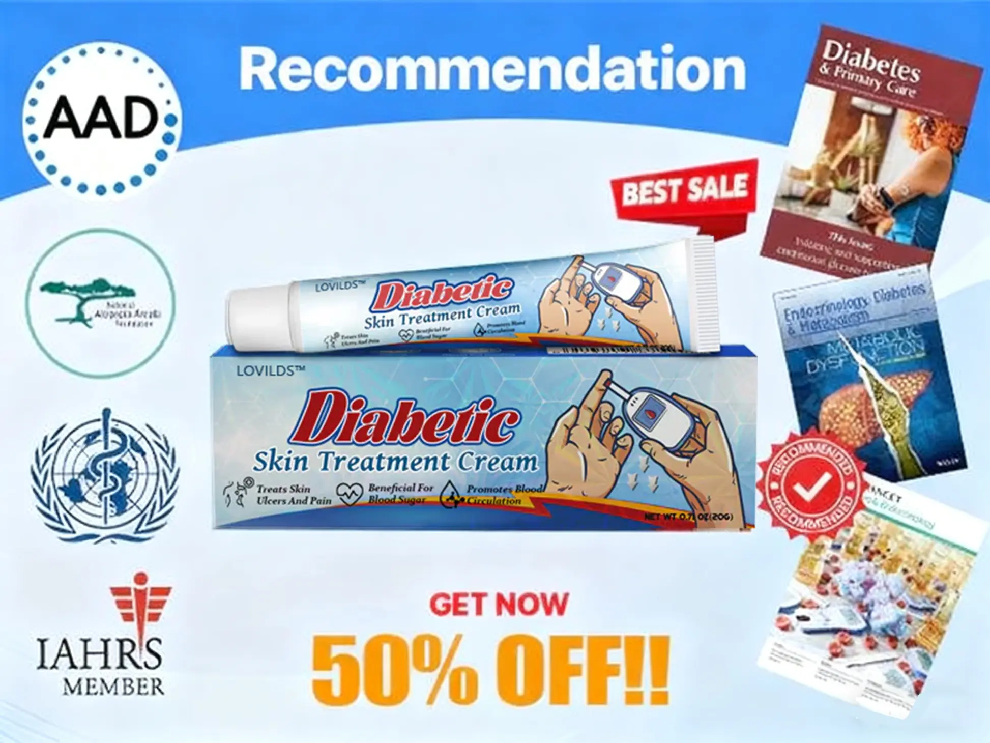Diabetic Skin Treatment Cream - Image 2