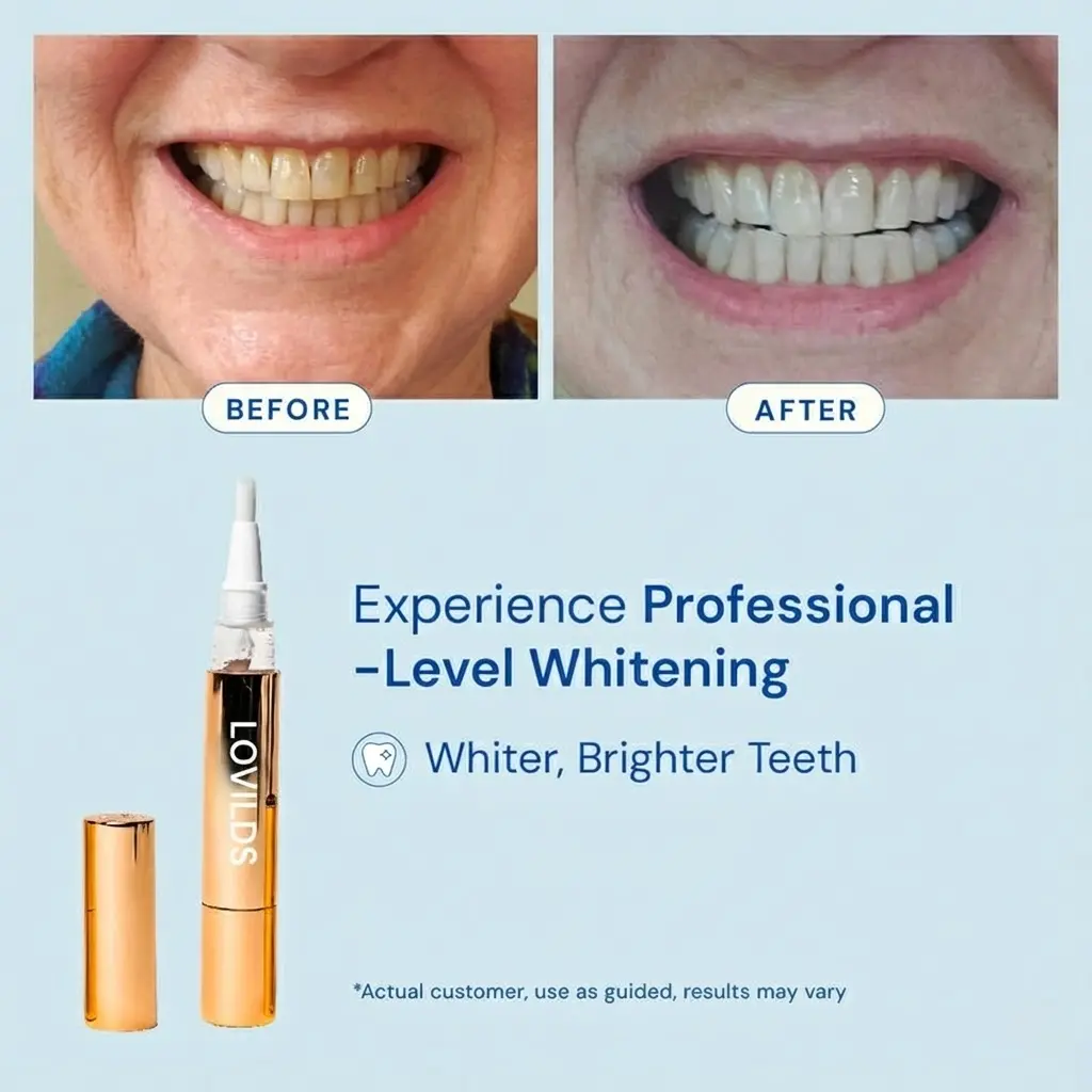 Extra-Strength Teeth Whitening Serum Pen + Dual-Peroxide Formula & Xylitol - Image 7