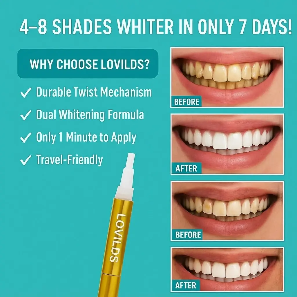 Extra-Strength Teeth Whitening Serum Pen + Dual-Peroxide Formula & Xylitol - Image 8