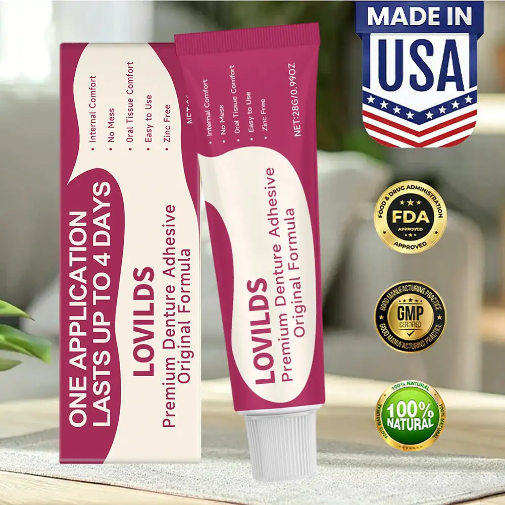 LOVILDS Firm Hold Denture Adhesive