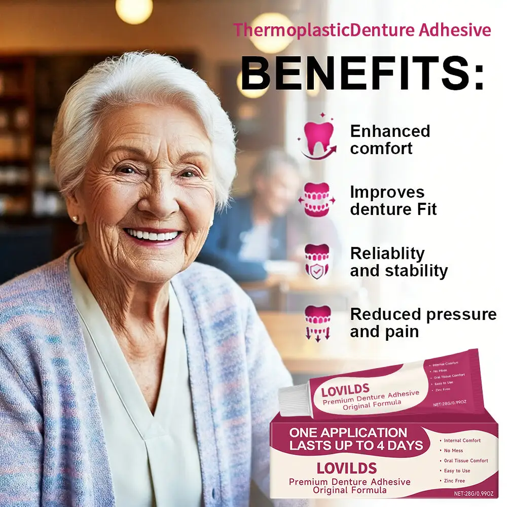 LOVILDS Firm Hold Denture Adhesive - Image 3