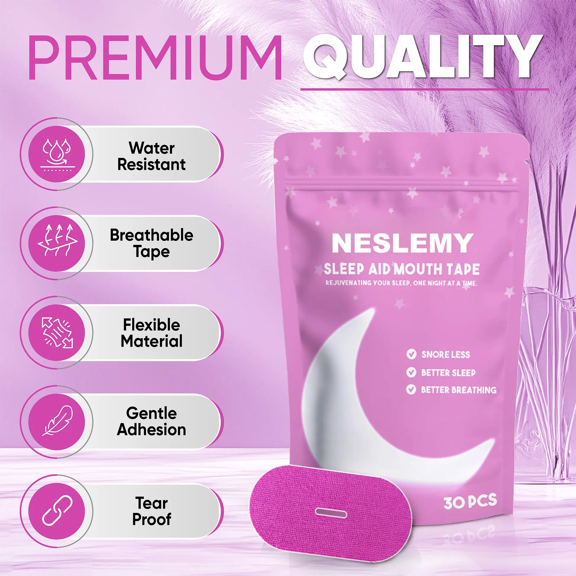 NESLEMY- Breathable Mouth Tape for Rest & Recovery - Image 5