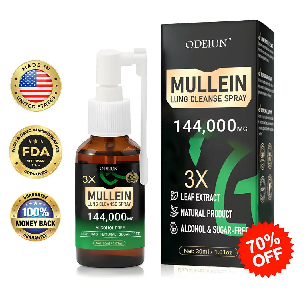 3X Concentrated Mullein Lung Cleanse Spray — Advanced Respiratory Detox & Clear Breathing - Image 7