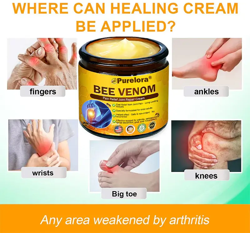 Bee Venom Pain Relief Joint Repair Cream - Image 4