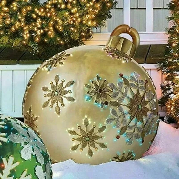 Outdoor Christmas PVC inflatable Decorated Ball - Image 9