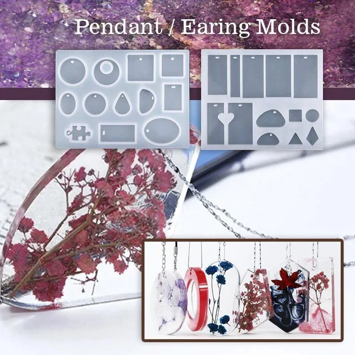 DIY Crystal Glue Jewelry Mold 83 Pcs Set - Image 6