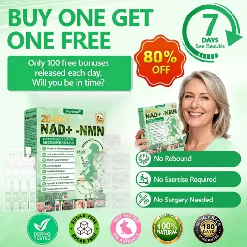 1064 Crystal Microneedle Nano System with NAD⁺ Activation & 20-in-1 Slim & Healthy Pacth Solution - Image 10