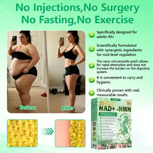 1064 Crystal Microneedle Nano System with NAD⁺ Activation & 20-in-1 Slim & Healthy Pacth Solution - Image 11