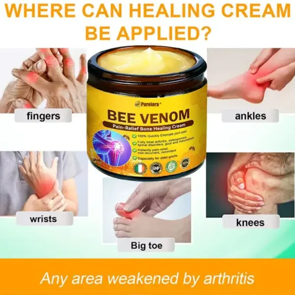 Bee Venom Advanced Therapy – Deep Bone Healing & Instant Pain Relief Cream - Image 2
