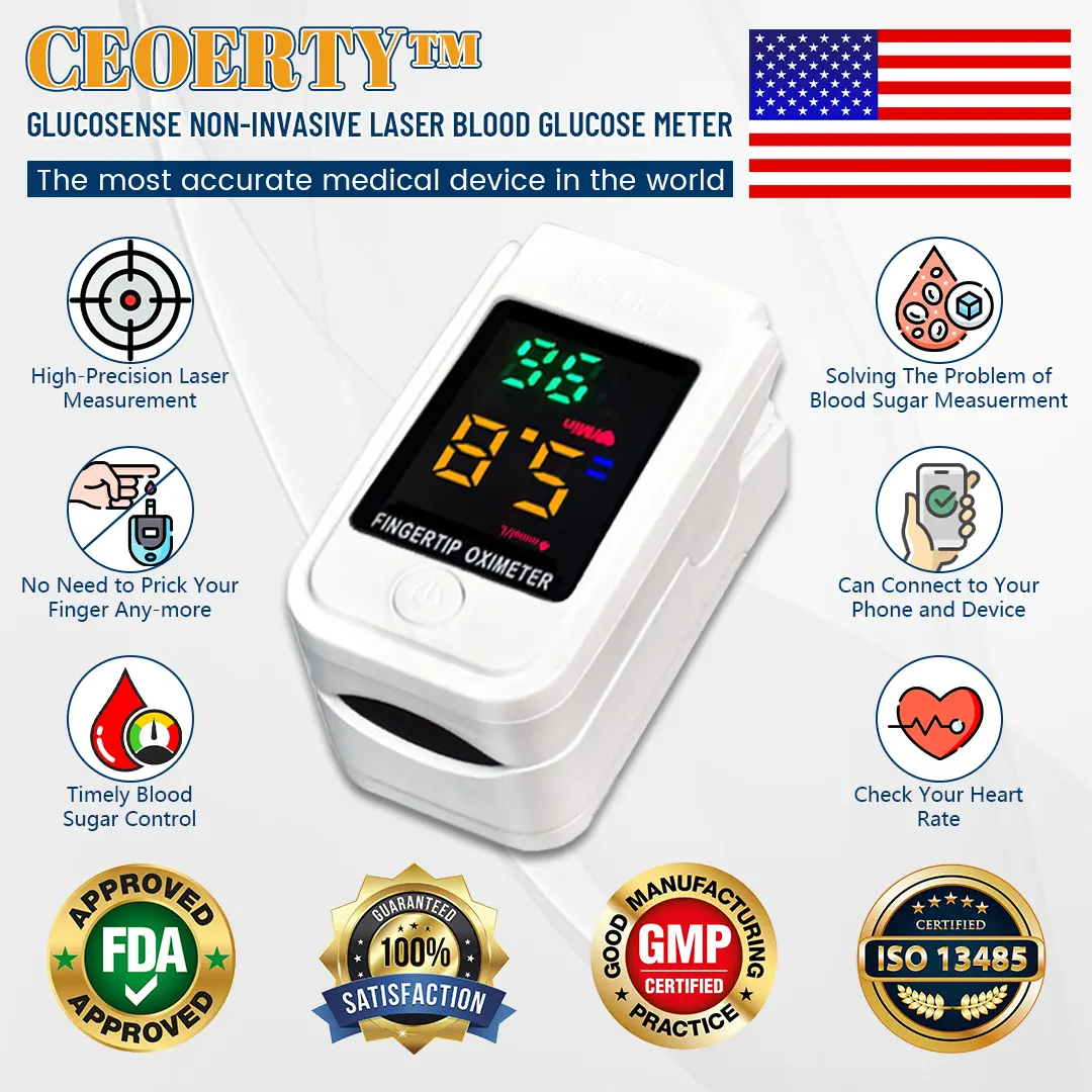 Winter Sale GlucoSense Non-Invasive Laser Blood Glucose Meter - Image 2