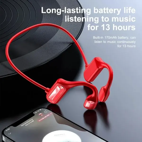 YUNPSO Bone Conduction Smart Hearing Aid Bluetooth Earphones - Image 2