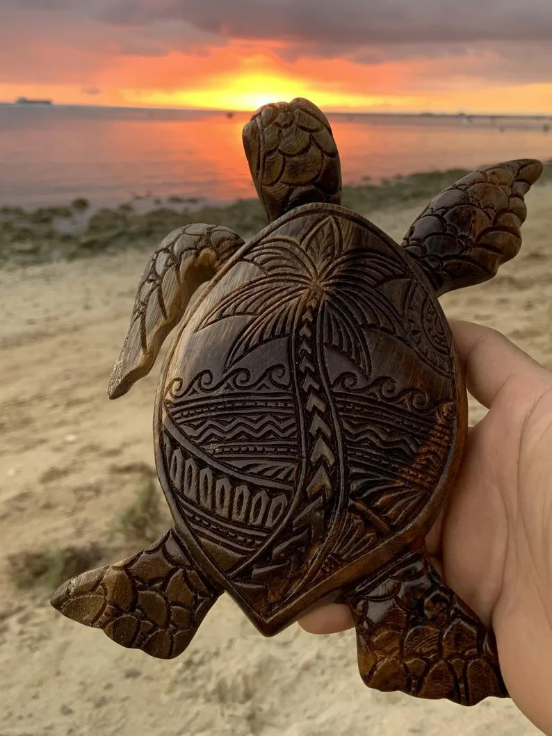 (SUMMER HOT SALE-50%OFF) Hawaiian Turtle WoodCarving-Buy 2 FREE Shipping - Image 2