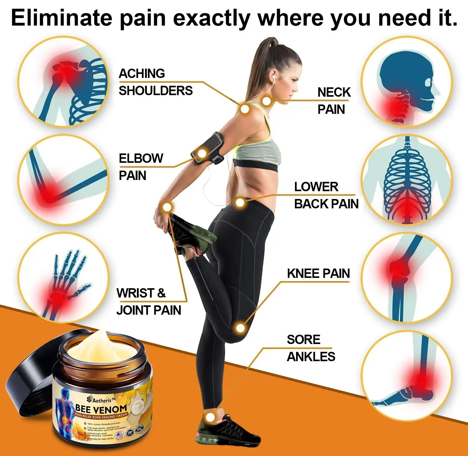 Bee-Venom Pain-Relief Bone Healing Cream - Image 7