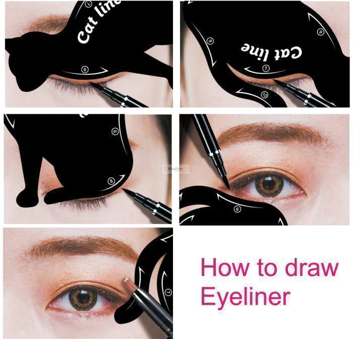 Cat Eyeliner Stencil - Image 2