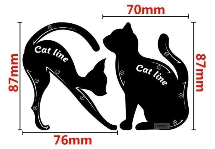 Cat Eyeliner Stencil - Image 4